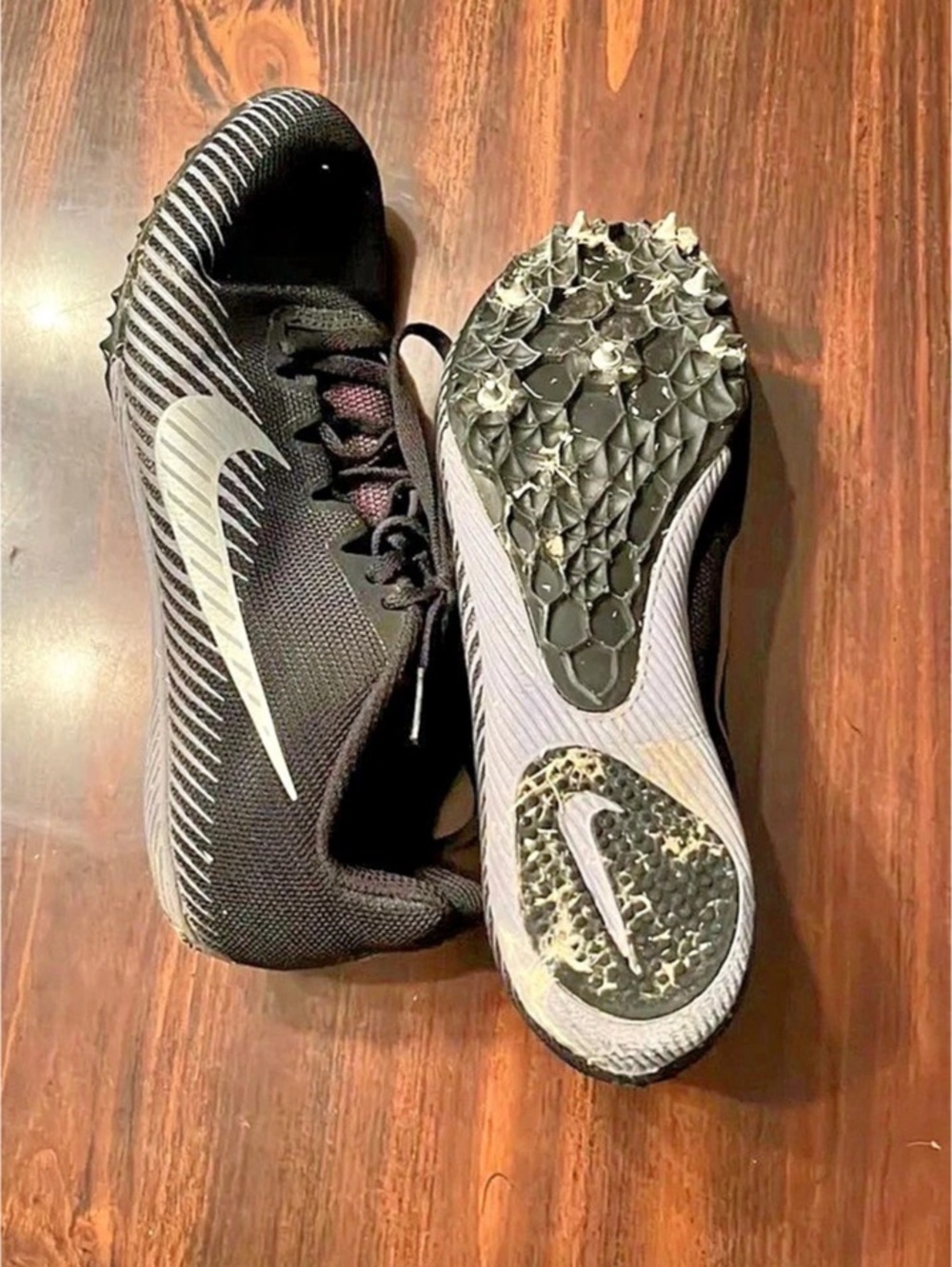 Nike Zoom Rival M 9 Women's Black & White US 6 Athletic Shoes